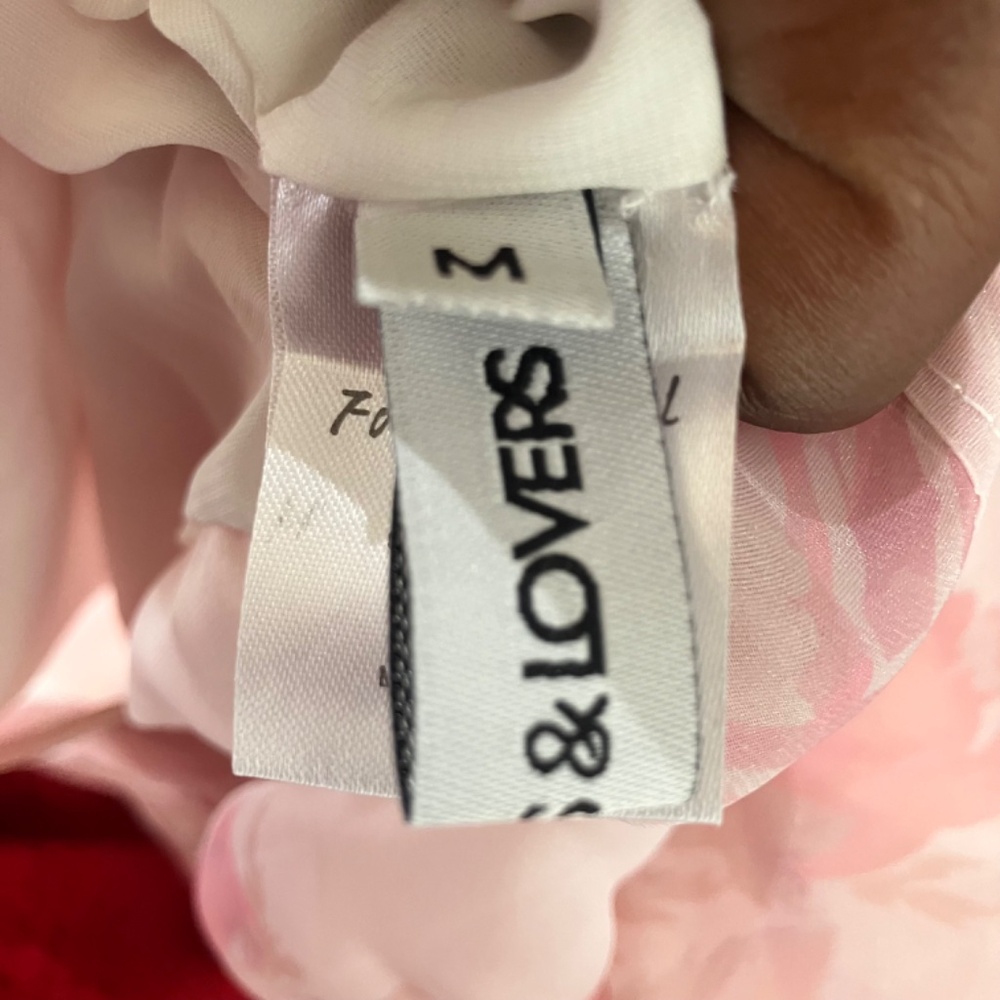 Pink Floral Puff-Sleeve Mini Dress - Picture 10 of 11